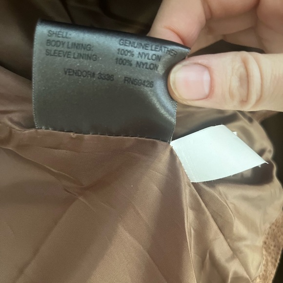 Wilsons Leather Rich Brown Suede Jacket - Picture 3 of 5